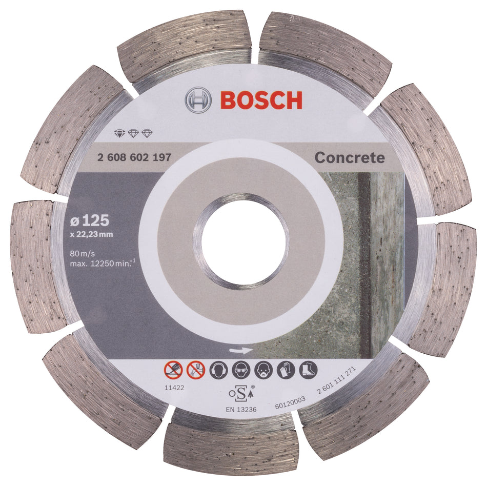 Bosch Standard for Concrete diamond cutting disc 125 x 22,23 x 1,6 x 10 mm 2608602197