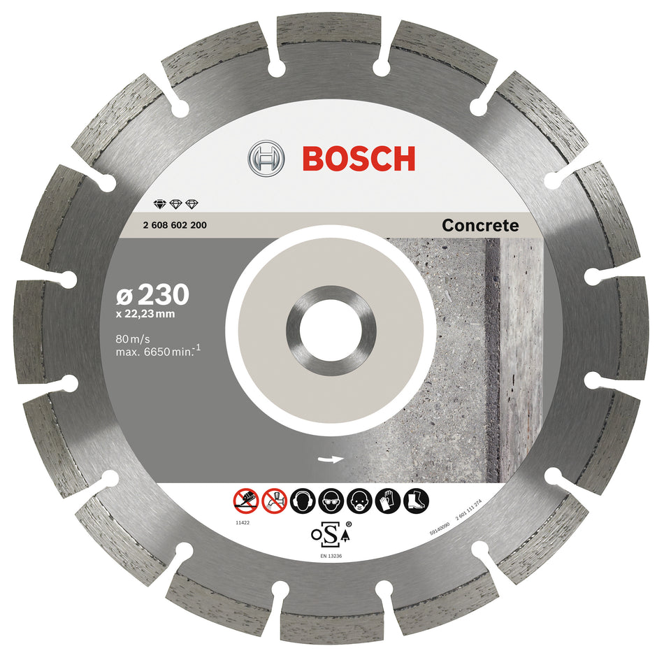 Bosch Standard for Concrete diamond cutting disc 230 x 22,23 x 2,3 x 10 mm 2608603243