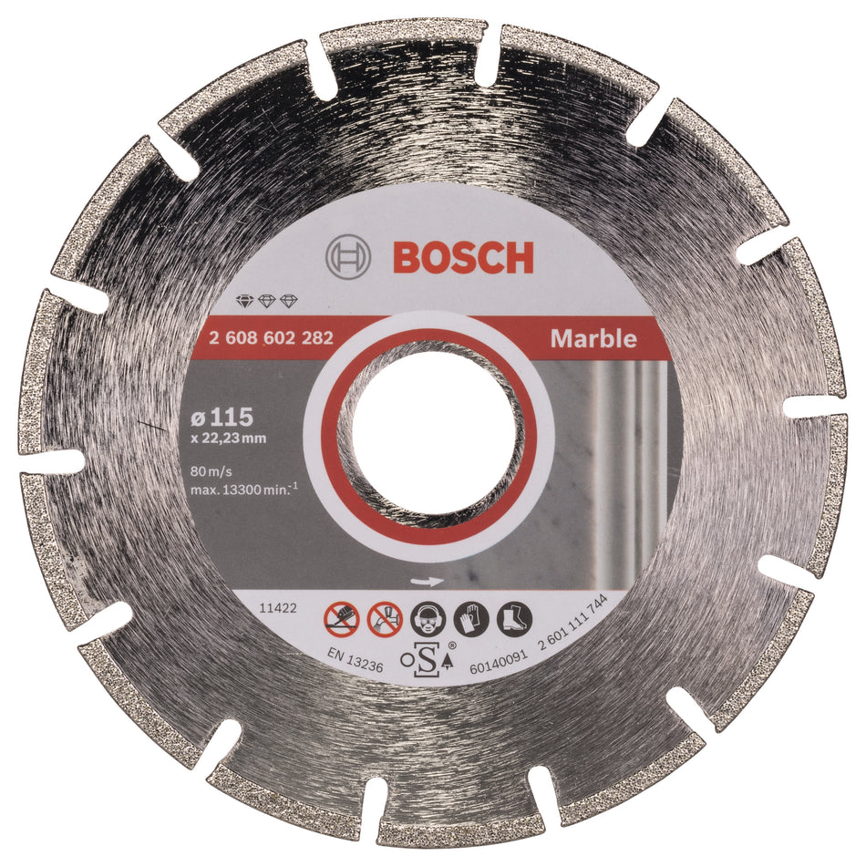 Bosch Standard for Marble diamond cutting disc 115 x 22,23 x 2,2 x 3 mm 2608602282