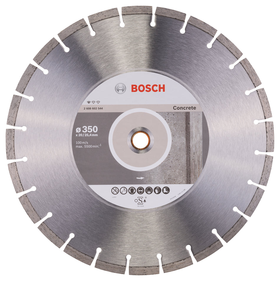 Bosch Standard for Concrete diamond cutting disc 350 x 20/25,40 x 2,8 x 10 mm 2608602544