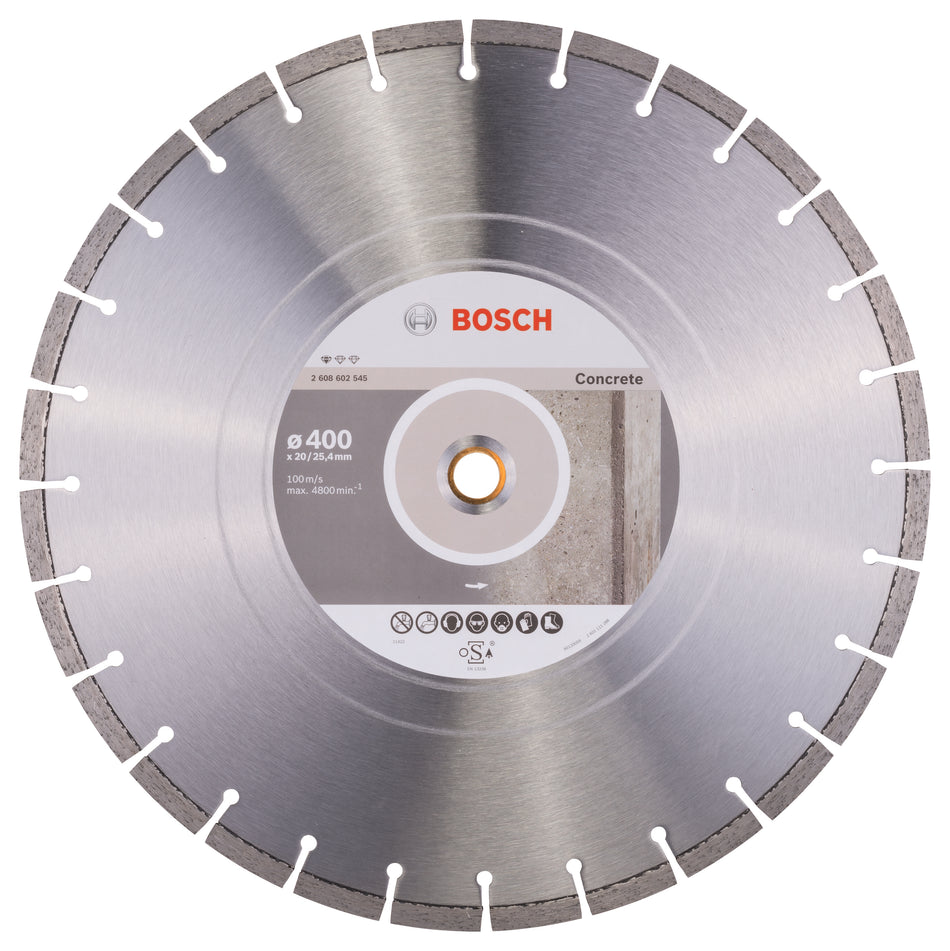 Bosch Standard for Concrete diamond cutting disc 400 x 20/25,40 x 3,2 x 10 mm 2608602545