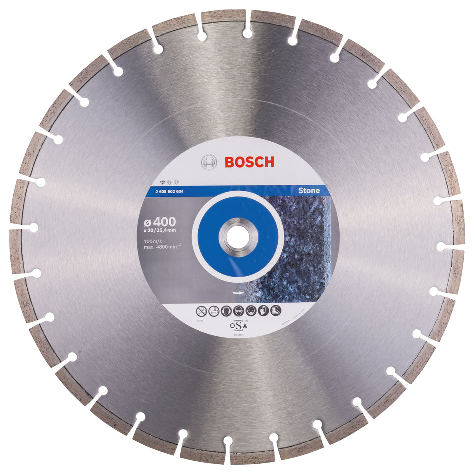 Bosch Standard for Stone diamond cutting disc 400 x 20/25,40 x 3,2 x 10 mm 2608602604