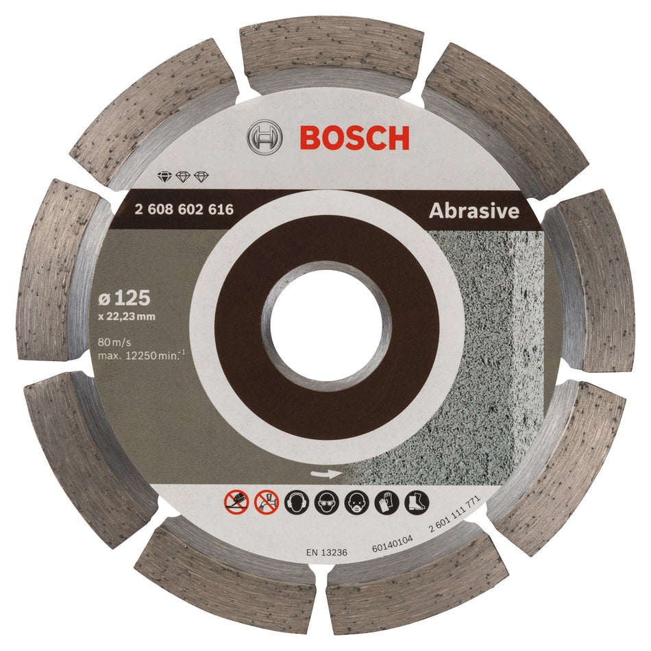 Bosch Standard for Abrasive diamond cutting disc 125 x 22,23 x 6 x 7 mm 2608602616