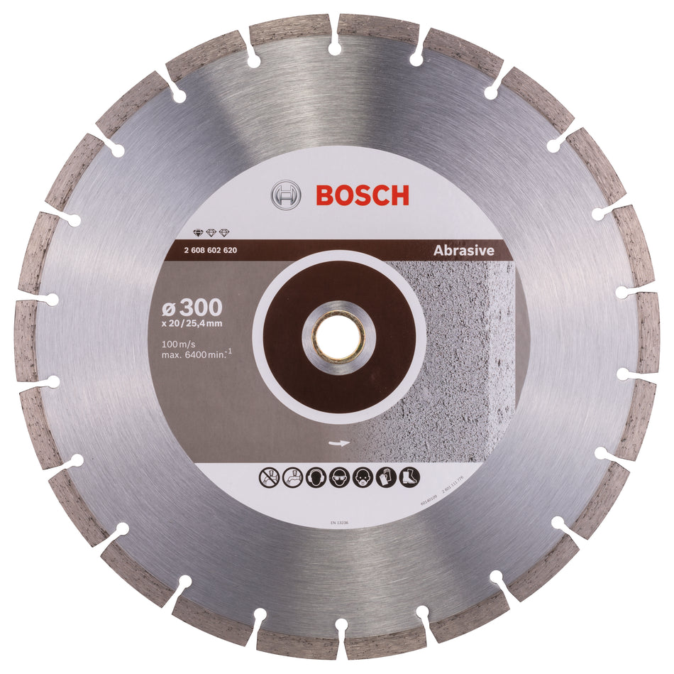 Bosch Standard for Abrasive diamond cutting disc 300 x 20/25,40 x 2,8 x 10 mm 2608602620