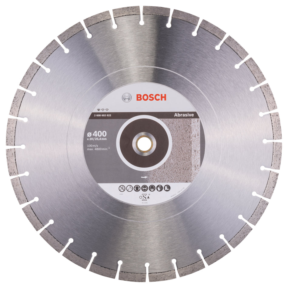 Bosch Standard for Abrasive diamond cutting disc 400 x 20/25,40 x 3,2 x 10 mm 2608602622