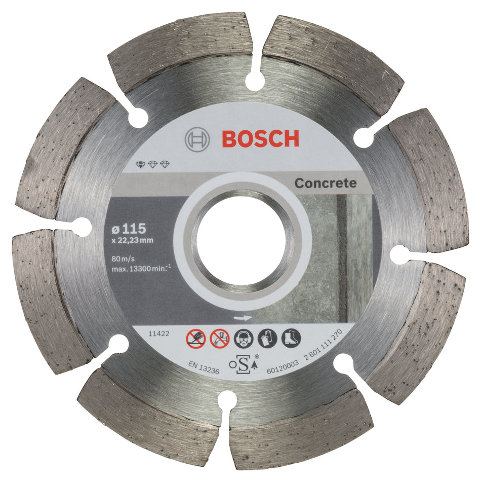 Bosch Standard for Concrete diamond cutting disc 115 x 22,23 x 1,6 x 10 mm 2608603239