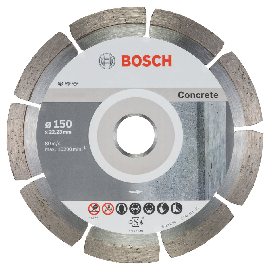 Bosch Standard for Concrete diamond cutting disc 150 x 22,23 x 2 x 10 mm 2608603241