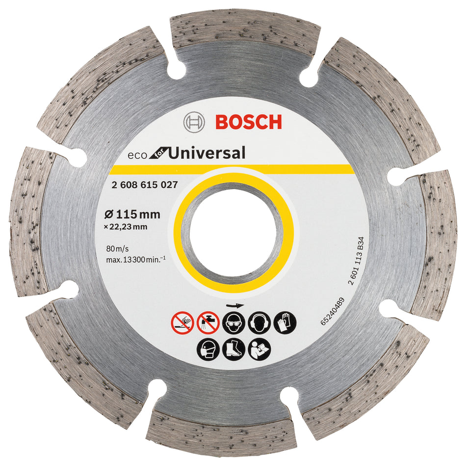 Bosch Diamond Cutting Disc ECO For Universal 115.x22.23x2.0x7 2608615040
