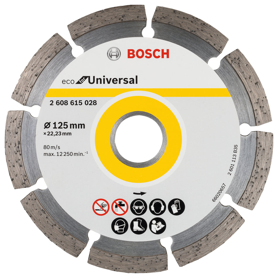 Bosch Diamond Cutting Disc ECO For Universal 125x22.23x2.0x7 2608615041