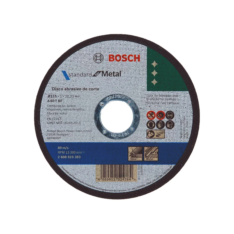 Bosch Professional 115x1MM INOX Cutting Disc Metal 2608619383