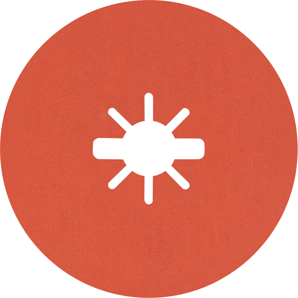 Bosch EXPERT R782 Prisma Ceramic X-LOCK Fibre Disc 115mm 22.23mm G 80 5-pc 2608621806