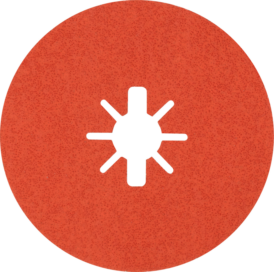 Bosch EXPERT R782 Prisma Ceramic X-LOCK Fibre Disc 125mm 22.23mm G 60 5-pc 2608621809