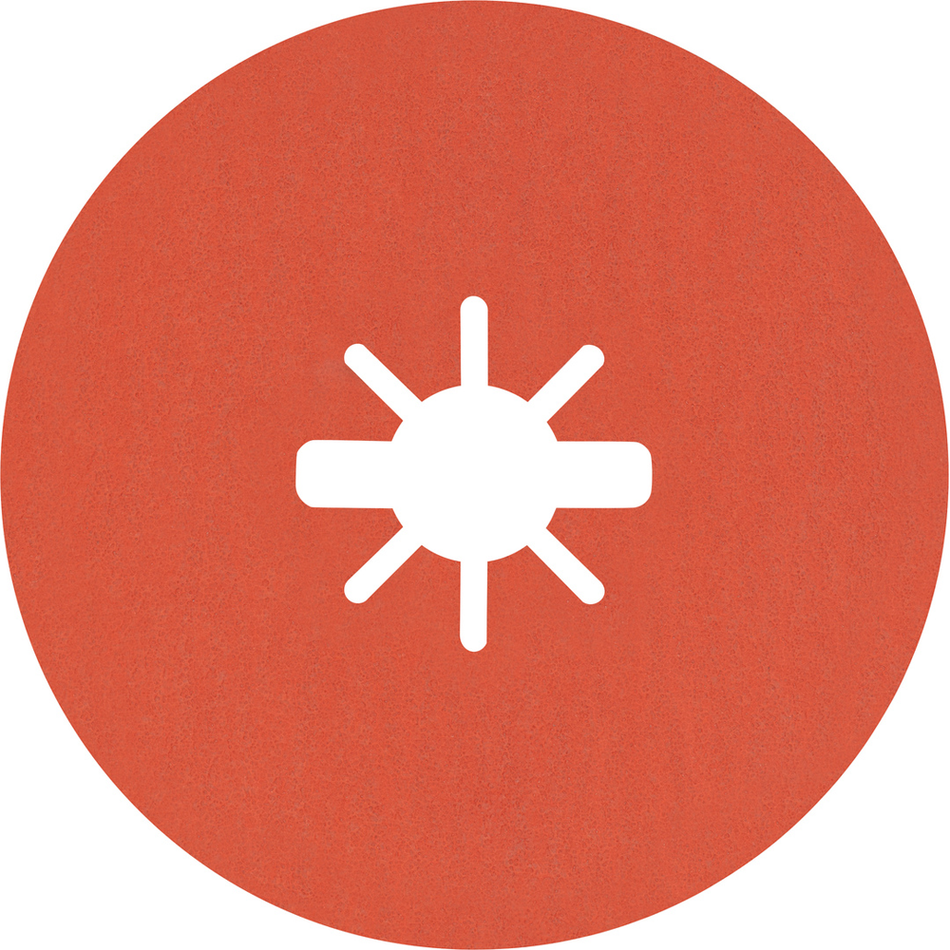 Bosch EXPERT R782 Prisma Ceramic X-LOCK Fibre Disc 125mm 22.23mm G 120 2608621827