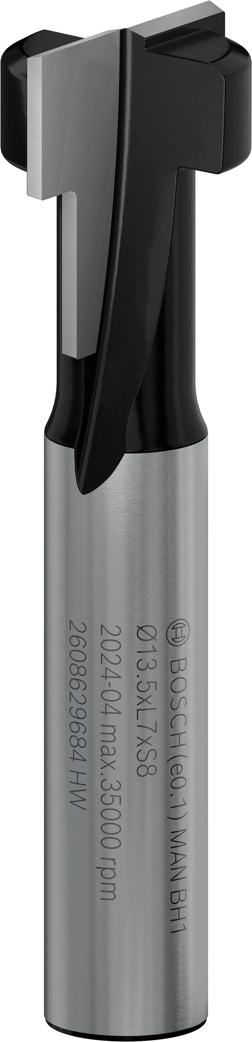 Bosch Professional Router Keyhole Bit, 13.5 x 8.6, Shank 8 mm 2608629684