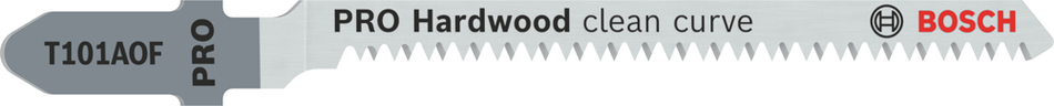 Bosch Professional Hardwood clean curve T101AOF Jigsaw Blade 83mm 3 pcs 2608636225