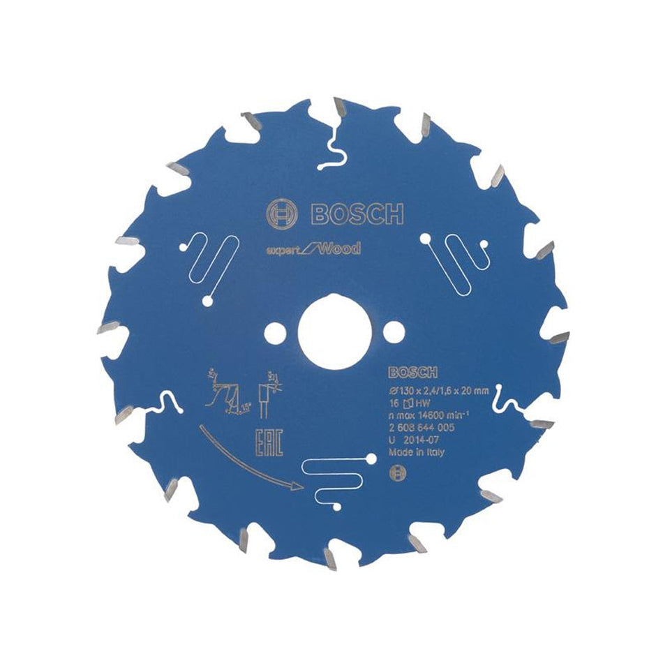 Bosch EXPERT Wood Circular Saw Blade 130x20x2.4mm 16T 2608644005