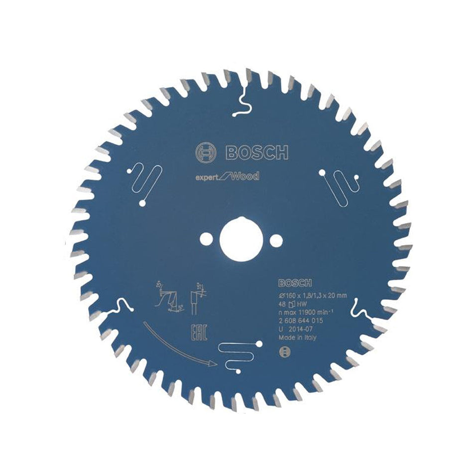 Bosch EXPERT Wood Circular Saw Blade 160x20x1.8mm 48T 2608644015