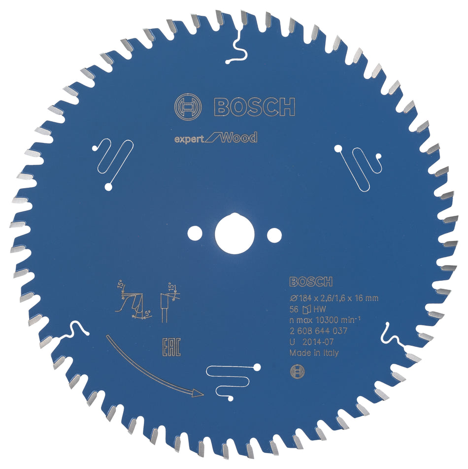 Bosch EXPERT Circular Saw Blade EX WO H 184x16-56 2608644037