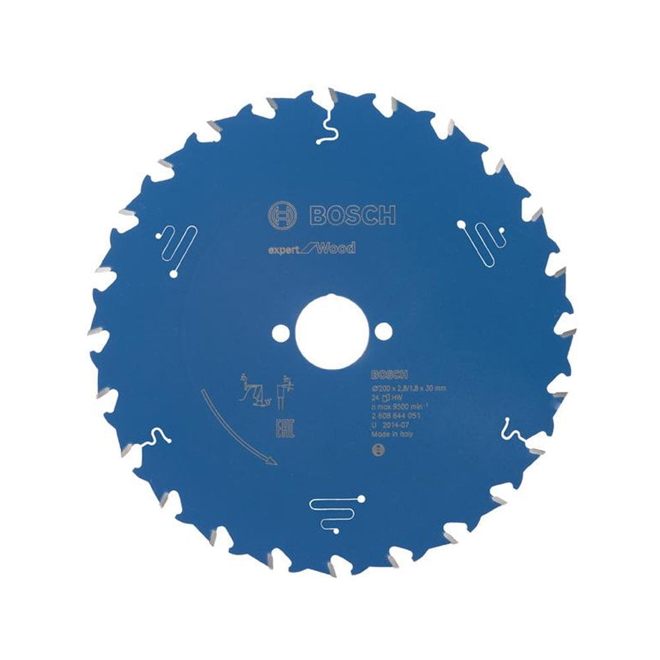 Bosch EXPERT Wood Circular Saw Blade 200x30x2.8mm 24T 2608644051