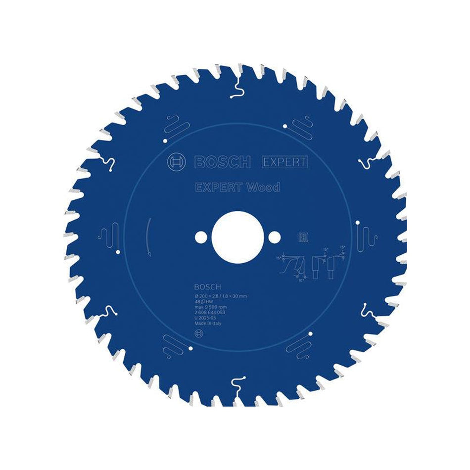 Bosch EXPERT Wood Circular Saw Blade 200x30x2.8mm 48T 2608644053