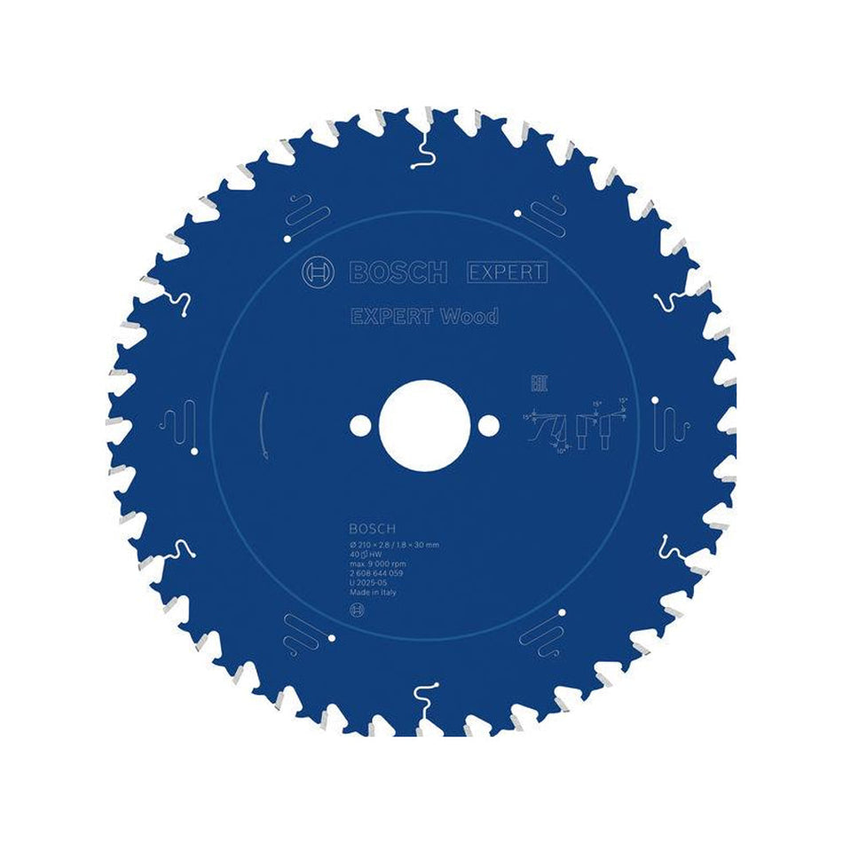 Bosch EXPERT Wood Circular Saw Blade 210x30x2.8mm 40T 2608644059