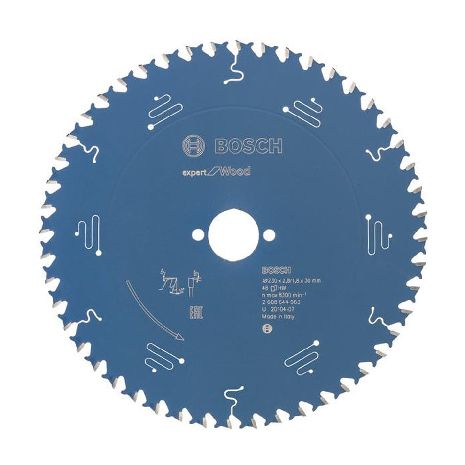Bosch EXPERT Wood Circular Saw Blade 230x30x2.8mm 48T 2608644063
