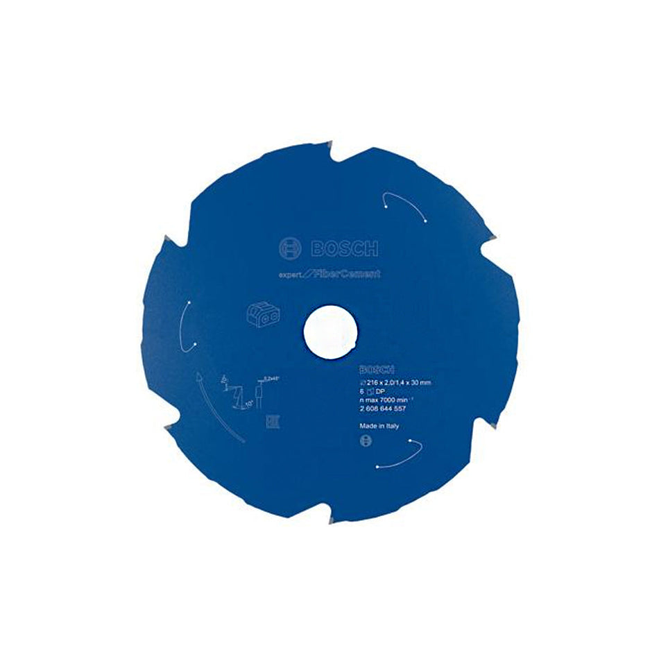 Bosch Circular Saw Blade Fibre Cement  216 x 2 / 1.4 x 30MM T6 2608644557