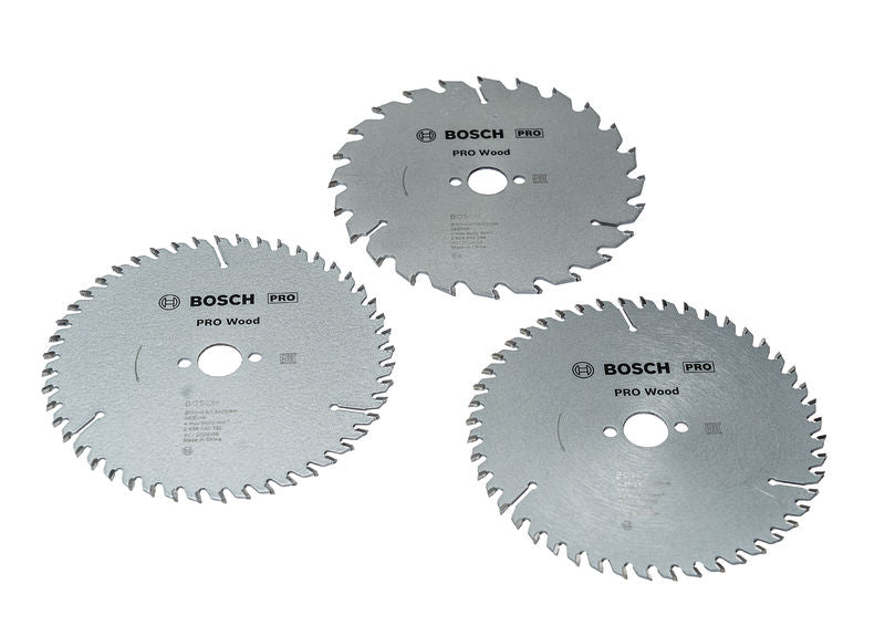 Bosch PRO Wood Circular Saw Blade 160 mm 3 pcs 1x24T 2x48T 2608644729