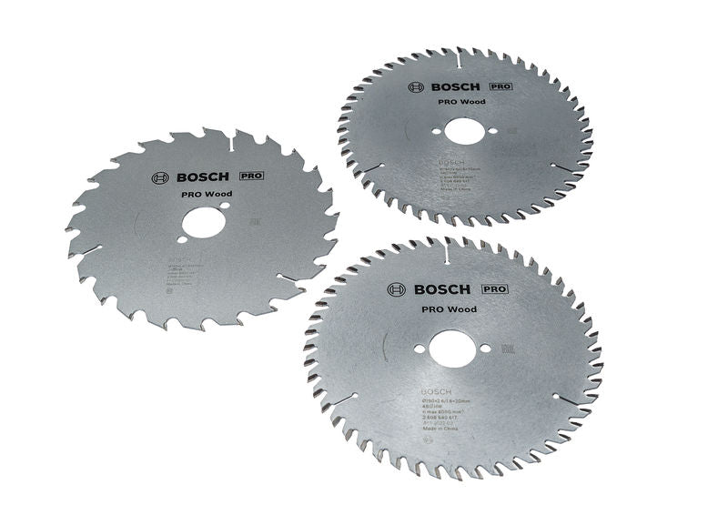 Bosch PRO Wood Circular Saw Blade 190mm 3pcs 2608644731