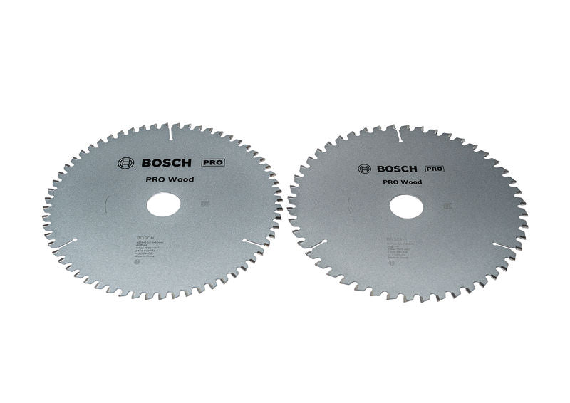 Bosch PRO Wood Circular Saw Blade 216 mm 2 pcs 1 x 48T 1 x 60 T 2608644736