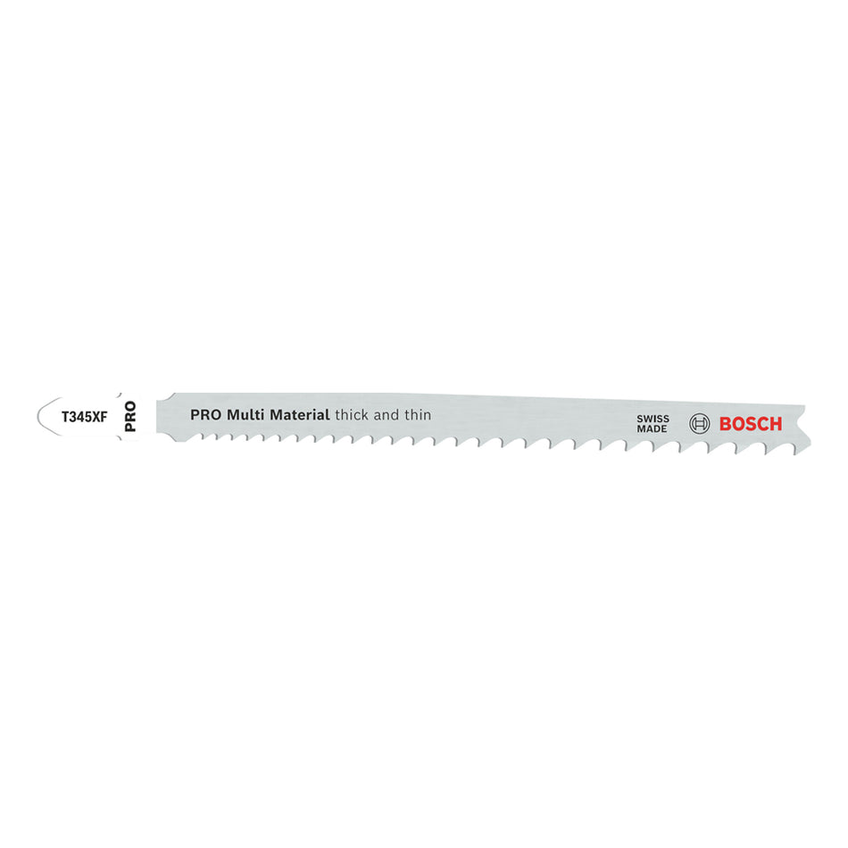 Bosch Professional Multi Material thick and thin T345XF Jigsaw Blade 132mm 2 pcs 2608655101