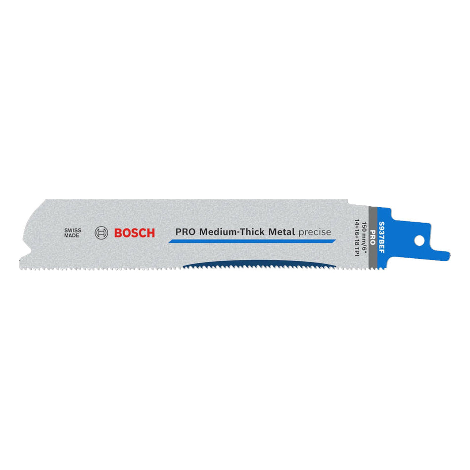 Bosch PRO Metal Medium Thick Precise S939BEF Reciprocating Saw Blade 25 PCE 2608658992