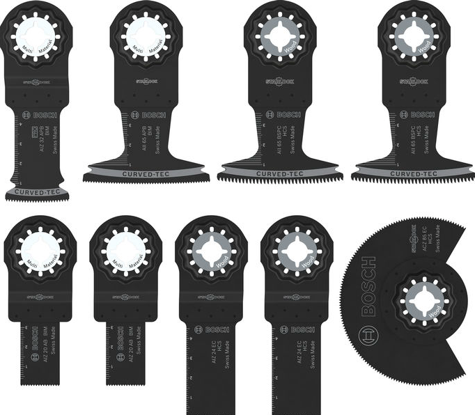 Bosch Professional Starlock Wood Soft MetalSet 9 Piece Set 2608669335