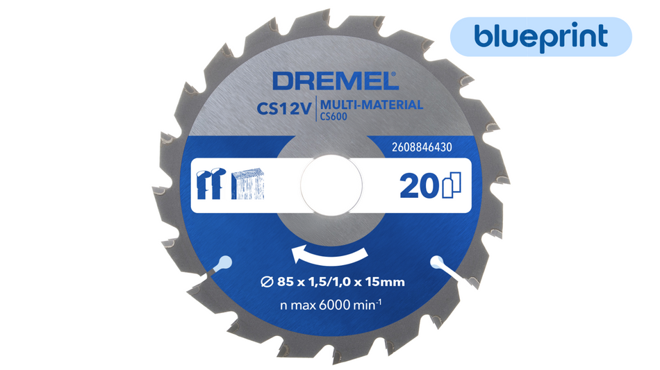 Dremel Blueprint Multi-Material Saw Blade 85x15 T20 2608846430