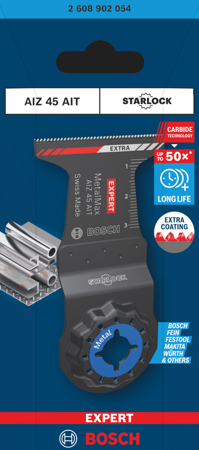 Bosch EXPERT AIZ 45 AIT MetalMax Plunge Cut Blade, 45 x 35 mm 2608902054