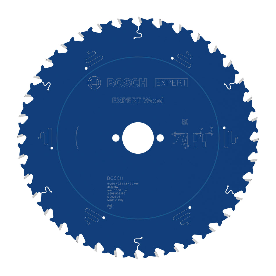 Bosch EXPERT Wood Corded Circular Saw Blade for Handheld Circular Saw 2608902165