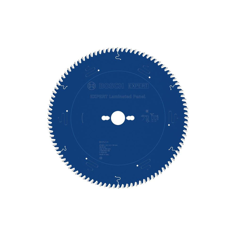 Bosch EXPERT Laminated Panel Circular Saw Blade 300x3.2/2.2x30MM T96 2608902196