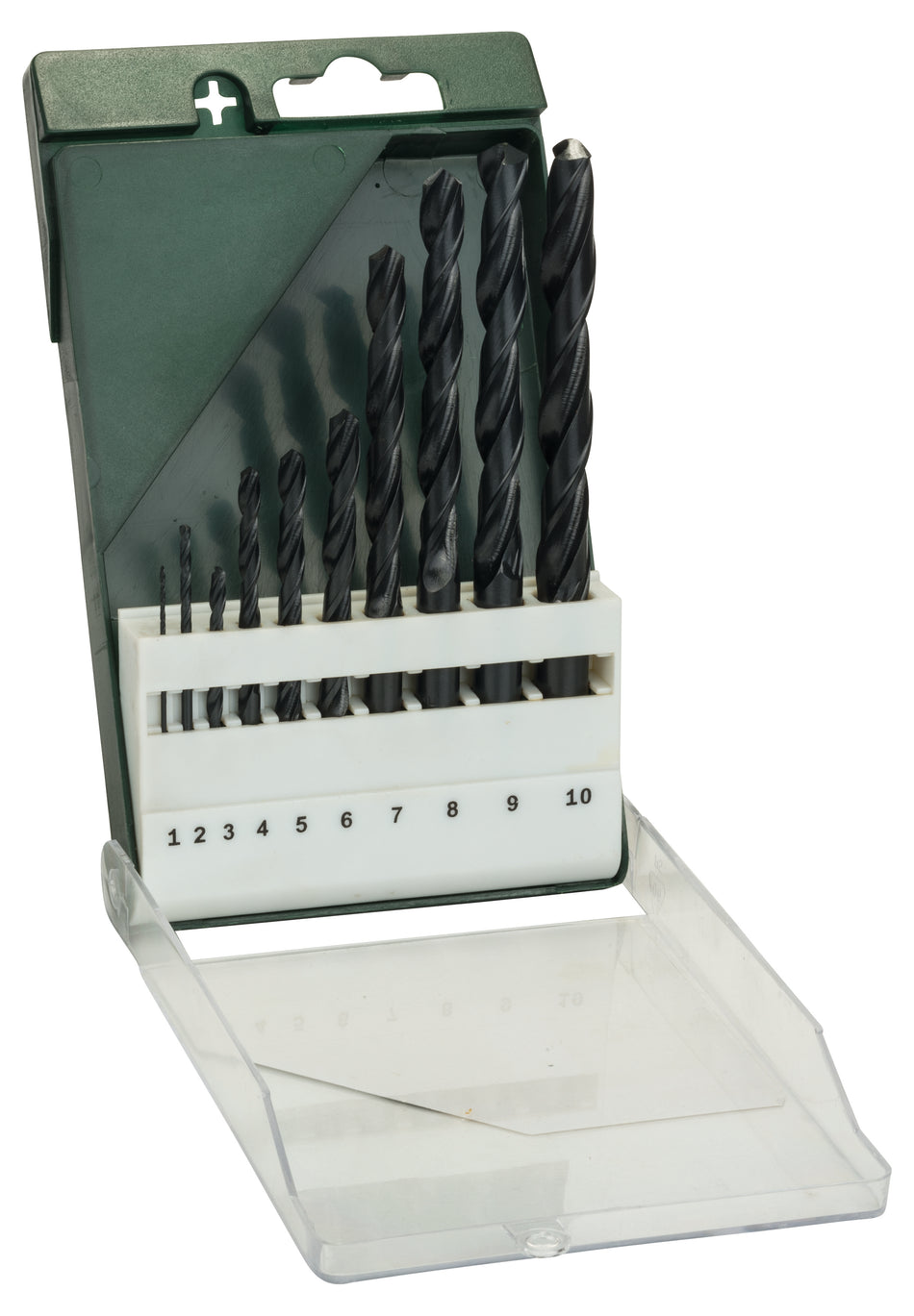 Bosch DIY 10-piece metal drill bit set HSS-R, DIN 338 1.0; 2.0; 3.0; 4.0; 5.0; 6.0; 7.0; 8.0; 9.0; 10.0 mm 2609255030