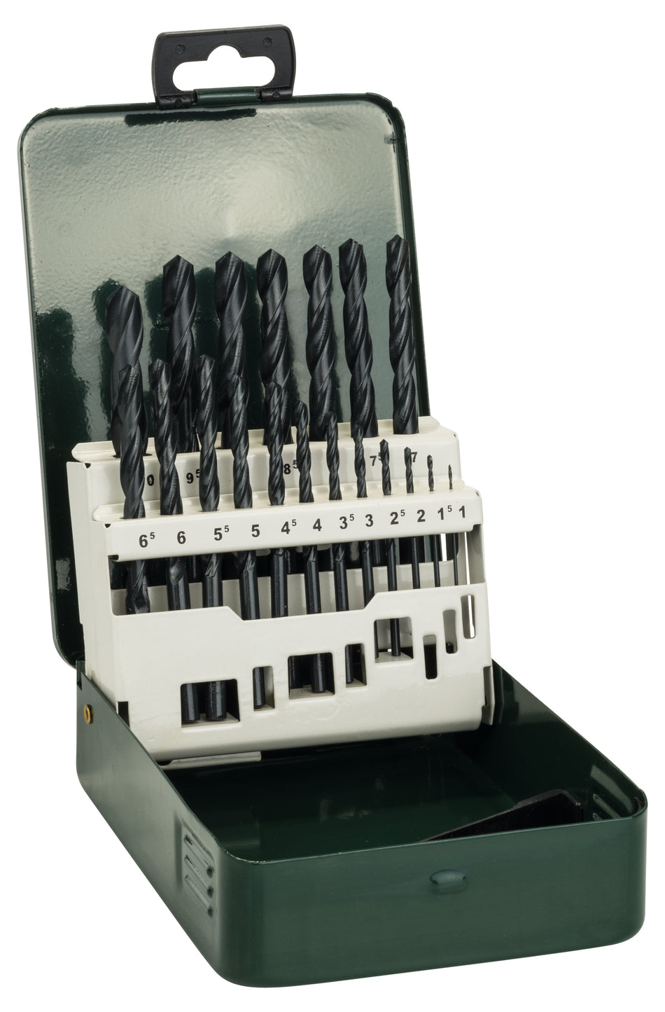 Bosch DIY 19-piece metal drill bit set HSS-R, DIN 338 1.0; 1.5; 2.0; 2.5; 3.0; 3.5; 4.0; 4.5; 5.0; 5.5; 6.0; 6.5; 7.0; 7.5; 8.0; 8.5; 9.0; 9.5; 10.0 mm 2609255032