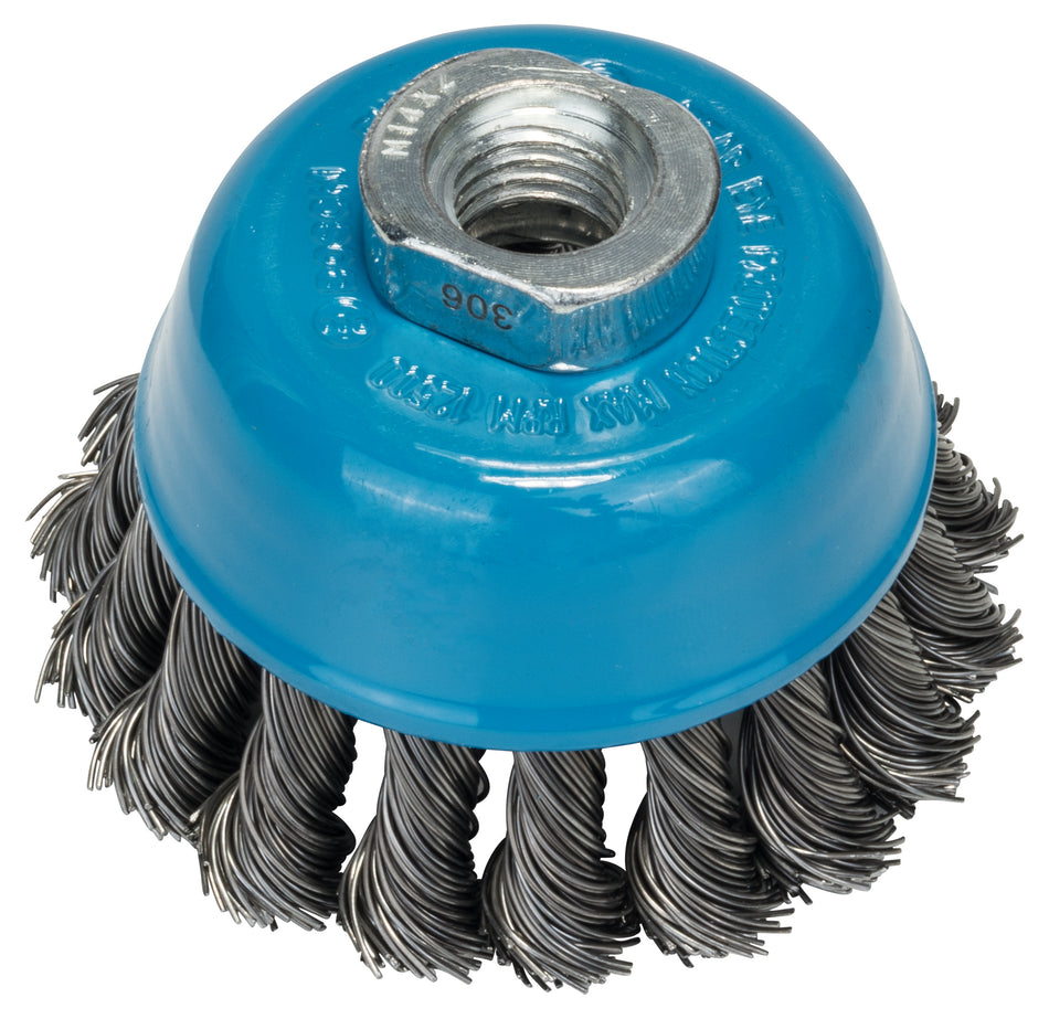 Bosch DIY Wire cup brush for angle grinders and straight grinders Crimped wire, brass-coated, 75 mm D= 75 mm 2609256503