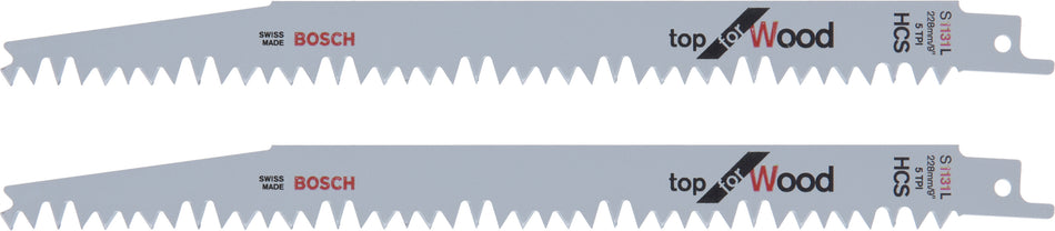 Bosch DIY Reciprocating saw blade HCS, S 1131 L Top for Wood 2609256702