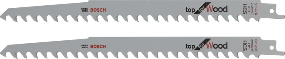 Bosch DIY Reciprocating saw blade HCS, S 1542 K Top for Wood 2609256703