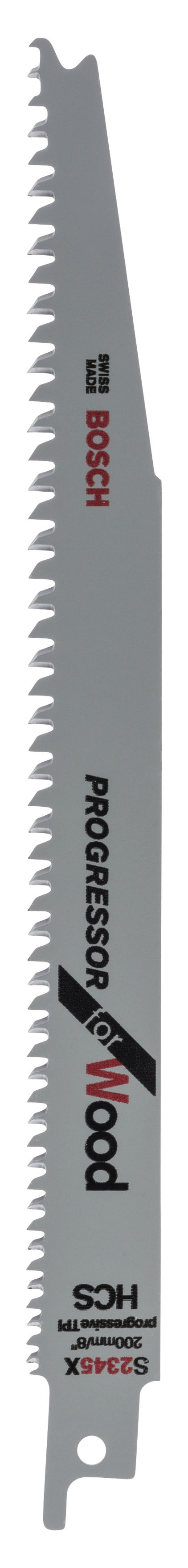 Bosch DIY Reciprocating saw blade HCS, S 2345 X Progressor for Wood 2609256704