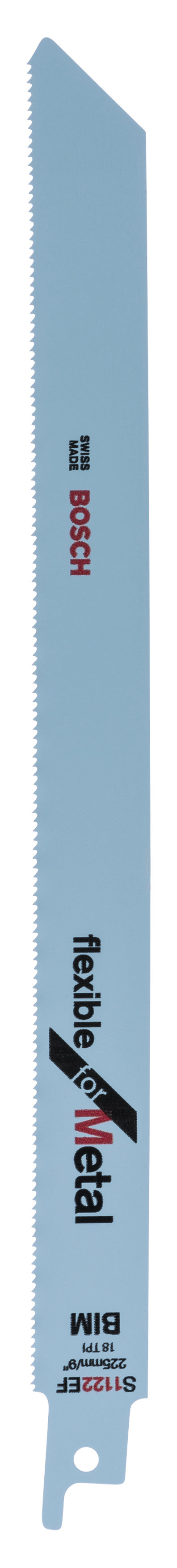 Bosch DIY Reciprocating saw blade, bi-metal, S 1122 EF Flexible for Metal 2609256708