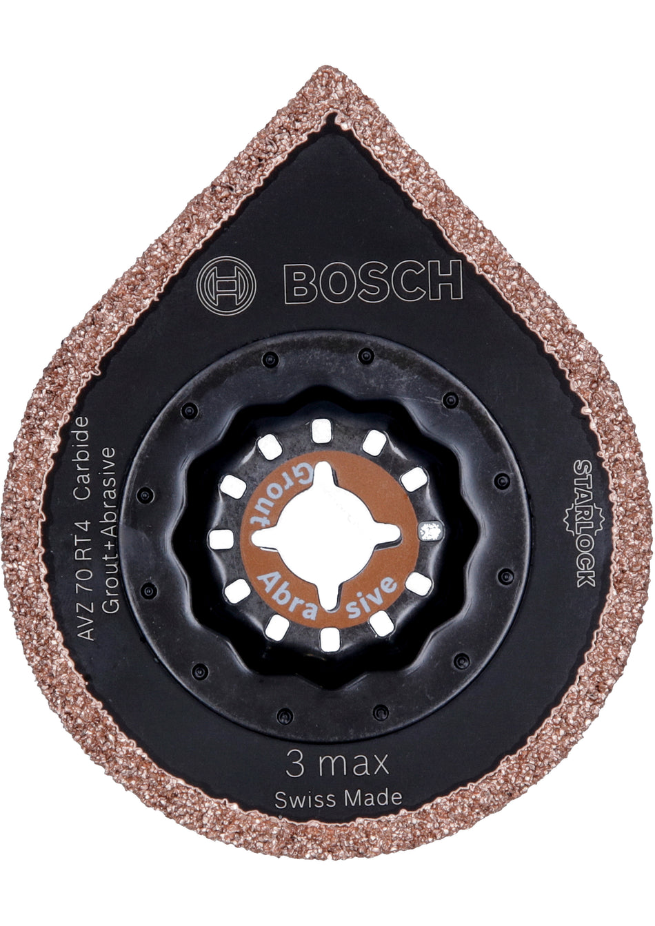 Bosch DIY Starlock Carbide-RIFF grout and mortar remover AVZ 70 RT4, 3 max 70 mm 2609256C51