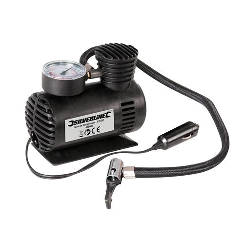 Silverline Mini Air Compressor 12V DC 425689