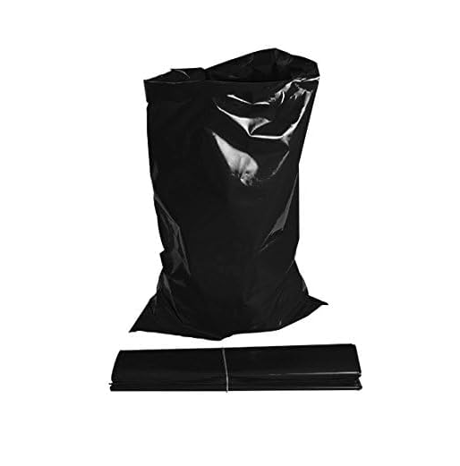 Black Heavy Duty 220x320MM Rubble Bag 50 PCE POLHDSM0013