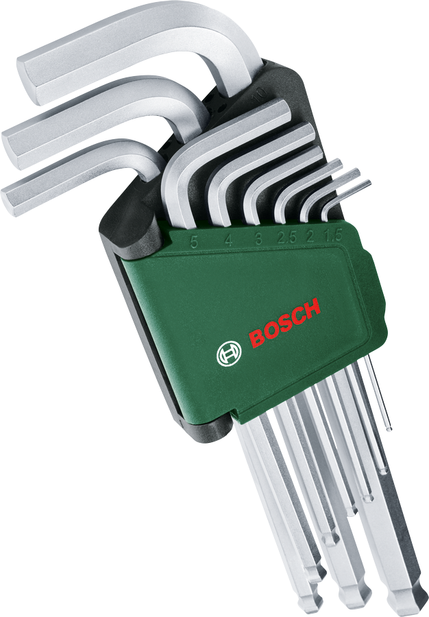 Bosch DIY Hex Key Set 9-Piece 1600A032V1