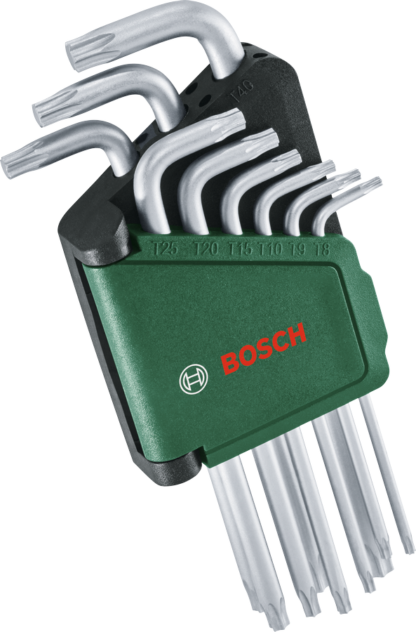 Bosch DIY Torx Key Set 9-Piece 1600A02Z9C
