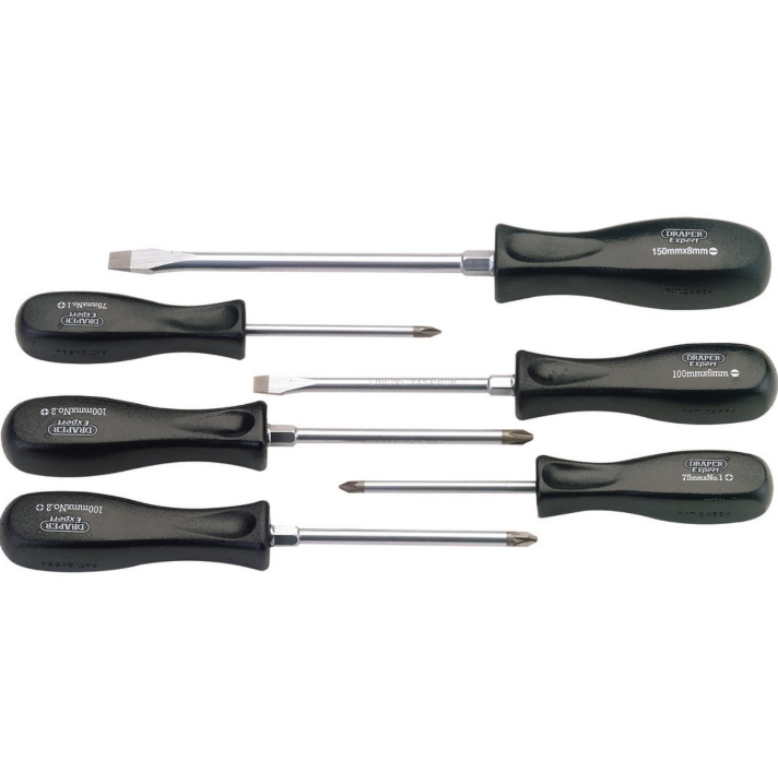Draper Expert Mechanics Screwdriver Set 6 PCE 27029